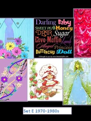 Birthday cards Set 5 1970 -1980s