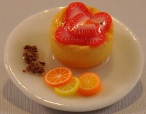 Sweet pie - strawberry slices
