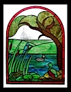 Stained glass fish tank 1