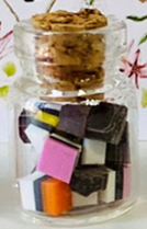Sweets 12th scale chunky jar liquorice allsorts