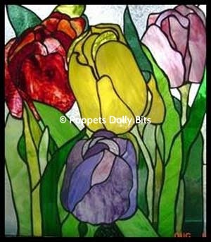 Stained Glass Rectangle 25