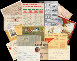 WWII documents & free red cross box