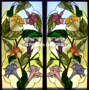 Stained glass doors 6