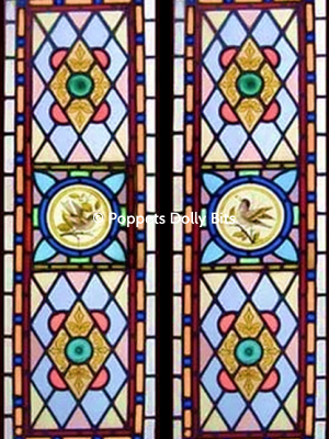 Stained glass doors 13