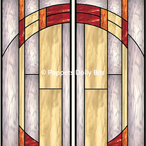 Stained glass doors 17