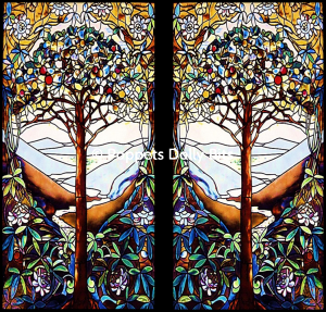 Stained glass doors 18