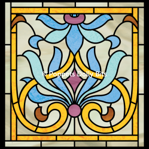Stained Glass Rectangle 43