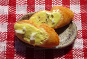 Garlic bread stone plate