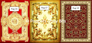 Room size rugs 16 17&18