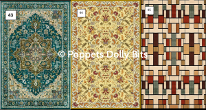 Room size rugs 43 44 & 45