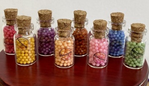 Sweets gumballs 1 jar choice of 8 colours