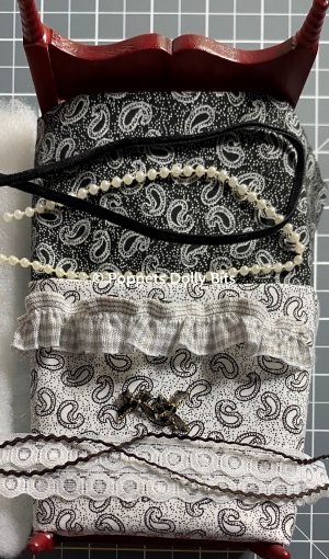Bed & all curtain bedding fabric & trim kit 2 - Image 2