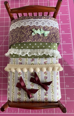 Bed & all curtain bedding fabric & trim kit 6