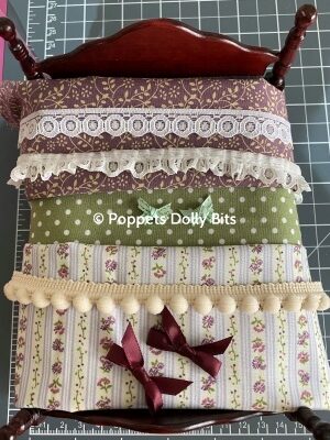 Bed & all curtain bedding fabric & trim kit 7