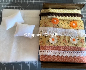 Bed & all curtain bedding fabric & trim kit 8