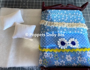 Bed & all curtain bedding fabric & trim kit 10