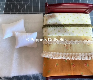 Bed & all curtain bedding fabric & trim kit 9