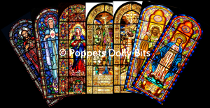 Stained glass Perspex CHURCH