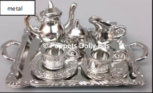 Gold/silver tea/coffee set - Image 3