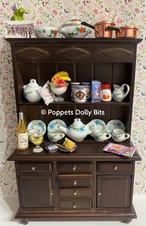 Kitchen dresser - DARK WOOD
