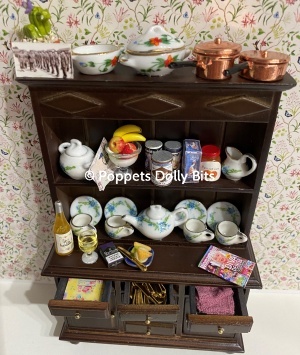 Kitchen dresser - DARK WOOD - Image 2