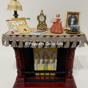 Fireplace with tassel edging