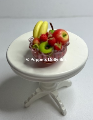 6. Glass cranberry fruit bowl - Image 2