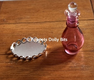 5. Glass cranberry decanter