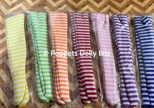 Stockings - over knee thigh hi striped