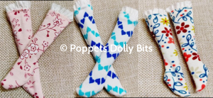 Socks knee high lace trim style 2