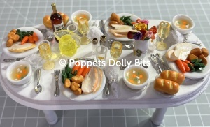 Roast turkey dinner table WE MAKE TO ORDER
