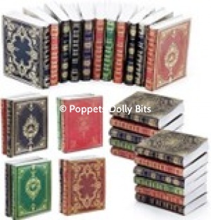 Books set of 10 opening blank pages