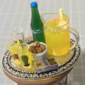 Cocktail jug set lemon