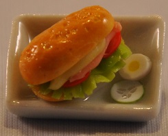 Ham bun & dressing