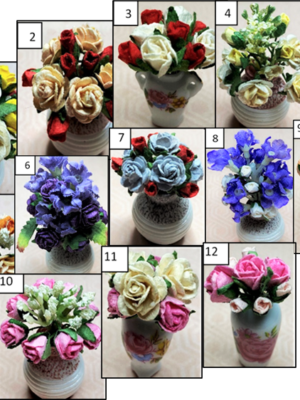 Flower vases 7-12