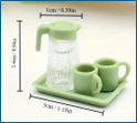 plastic water jug & cups